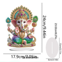 Load image into Gallery viewer, PVC Round Special Shaped Elephant Animal 5D DIY Diamond Art Tabletop Decorations