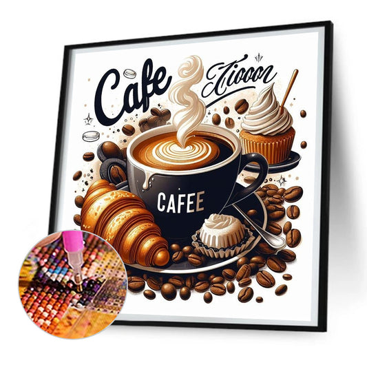Diamond Painting - Full Round - coffee (30*30CM)