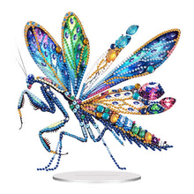 Load image into Gallery viewer, Acrylic Rose Table Top Diamond Painting Ornament Kits Lamp for Home Office Decor