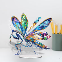 Load image into Gallery viewer, Acrylic Rose Table Top Diamond Painting Ornament Kits Lamp for Home Office Decor