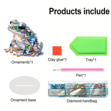 Load image into Gallery viewer, Acrylic Rose Table Top Diamond Painting Ornament Kits Lamp for Home Office Decor