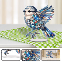 Load image into Gallery viewer, Acrylic Rose Table Top Diamond Painting Ornament Kits Lamp for Home Office Decor