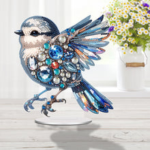 Load image into Gallery viewer, Acrylic Rose Table Top Diamond Painting Ornament Kits Lamp for Home Office Decor