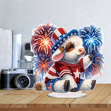 Load image into Gallery viewer, Acrylic Rose Table Top Diamond Painting Ornament Kits Lamp for Home Office Decor