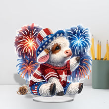 Load image into Gallery viewer, Acrylic Rose Table Top Diamond Painting Ornament Kits Lamp for Home Office Decor