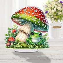 Load image into Gallery viewer, Acrylic Rose Table Top Diamond Painting Ornament Kits Lamp for Home Office Decor