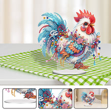 Load image into Gallery viewer, Acrylic Rose Table Top Diamond Painting Ornament Kits Lamp for Home Office Decor