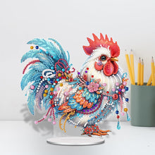 Load image into Gallery viewer, Acrylic Rose Table Top Diamond Painting Ornament Kits Lamp for Home Office Decor