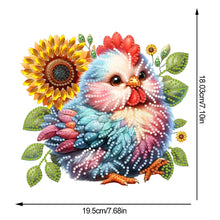 Load image into Gallery viewer, Acrylic Sunflower Chick Diamond Painting Desktop Decor Tabletop Diamond Art Kits