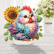 Load image into Gallery viewer, Acrylic Sunflower Chick Diamond Painting Desktop Decor Tabletop Diamond Art Kits