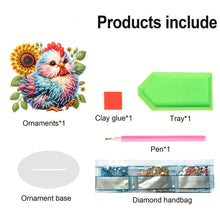Load image into Gallery viewer, Acrylic Sunflower Chick Diamond Painting Desktop Decor Tabletop Diamond Art Kits