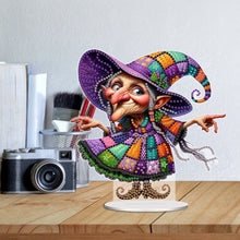 Load image into Gallery viewer, Acrylic Witch Diamond Painting Desktop Decorations Tabletop Diamond Art Kits