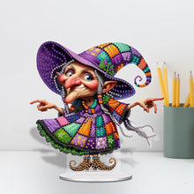 Load image into Gallery viewer, Acrylic Witch Diamond Painting Desktop Decorations Tabletop Diamond Art Kits