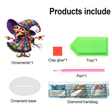 Load image into Gallery viewer, Acrylic Witch Diamond Painting Desktop Decorations Tabletop Diamond Art Kits