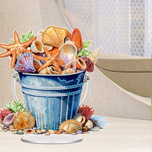 Load image into Gallery viewer, Acrylic Summer Seashell Diamond Painting Desktop Decor Tabletop Diamond Art Kits