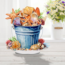 Load image into Gallery viewer, Acrylic Summer Seashell Diamond Painting Desktop Decor Tabletop Diamond Art Kits