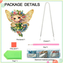 Load image into Gallery viewer, Acrylic Special Shaped Elf Animal Hanging Diamond Art Kits Bedroom Decoration