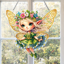 Load image into Gallery viewer, Acrylic Special Shaped Elf Animal Hanging Diamond Art Kits Bedroom Decoration