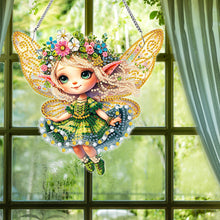 Load image into Gallery viewer, Acrylic Special Shaped Elf Animal Hanging Diamond Art Kits Bedroom Decoration