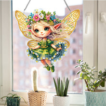 Load image into Gallery viewer, Acrylic Special Shaped Elf Animal Hanging Diamond Art Kits Bedroom Decoration