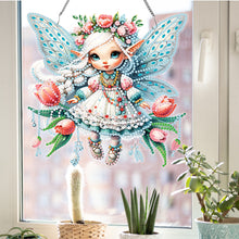 Load image into Gallery viewer, Acrylic Special Shaped Elf Animal Hanging Diamond Art Kits Bedroom Decoration