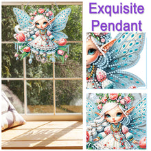 Load image into Gallery viewer, Acrylic Special Shaped Elf Animal Hanging Diamond Art Kits Bedroom Decoration