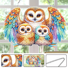 Load image into Gallery viewer, Acrylic Special Shaped Elf Animal Hanging Diamond Art Kits Bedroom Decoration