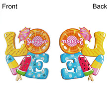 Load image into Gallery viewer, Acrylic Summer Vibe 5D DIY Diamond Painting Dots Pendant for Garden Window Decor