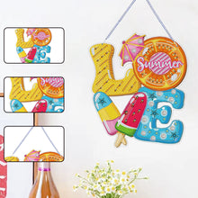 Load image into Gallery viewer, Acrylic Summer Vibe 5D DIY Diamond Painting Dots Pendant for Garden Window Decor