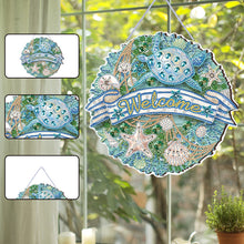 Load image into Gallery viewer, Acrylic Summer Vibe 5D DIY Diamond Painting Dots Pendant for Garden Window Decor