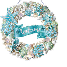 Load image into Gallery viewer, Acrylic Summer Vibe 5D DIY Diamond Painting Dots Pendant for Garden Window Decor