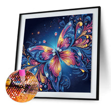 Load image into Gallery viewer, Diamond Painting - Partial Special Shaped - Butterfly (30*30CM)