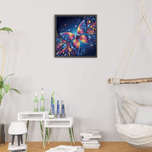 Load image into Gallery viewer, Diamond Painting - Partial Special Shaped - Butterfly (30*30CM)