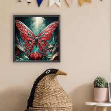 Load image into Gallery viewer, Diamond Painting - Partial Special Shaped - Butterfly (30*30CM)