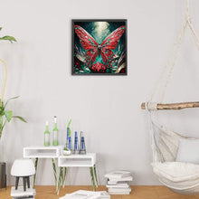 Load image into Gallery viewer, Diamond Painting - Partial Special Shaped - Butterfly (30*30CM)
