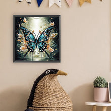 Load image into Gallery viewer, Diamond Painting - Partial Special Shaped - Butterfly (30*30CM)