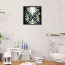 Load image into Gallery viewer, Diamond Painting - Partial Special Shaped - Butterfly (30*30CM)
