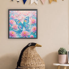 Load image into Gallery viewer, Diamond Painting - Partial Special Shaped - Butterfly (30*30CM)
