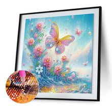 Load image into Gallery viewer, Diamond Painting - Partial Special Shaped - Butterfly (30*30CM)