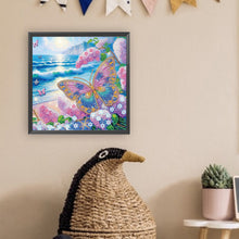 Load image into Gallery viewer, Diamond Painting - Partial Special Shaped - Butterfly (30*30CM)