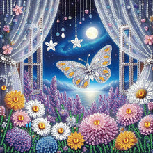 Load image into Gallery viewer, Diamond Painting - Partial Special Shaped - Butterfly (30*30CM)