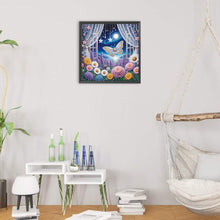 Load image into Gallery viewer, Diamond Painting - Partial Special Shaped - Butterfly (30*30CM)