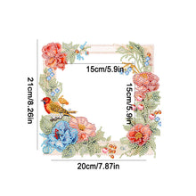 Load image into Gallery viewer, Floral Rhinestone Tabletop Photo Frame Kit Table Top Diamond Painting Frame Kits