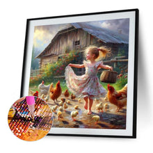 Load image into Gallery viewer, Diamond Painting - Full Square - little girl (30*30CM)