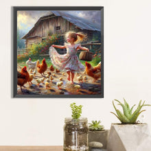 Load image into Gallery viewer, Diamond Painting - Full Square - little girl (30*30CM)