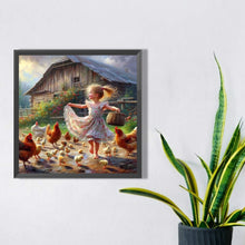 Load image into Gallery viewer, Diamond Painting - Full Square - little girl (30*30CM)