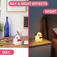 Load image into Gallery viewer, Penguin Diamond Painting Night Light Diamond Painting Bedside Lamp for Kid Gif