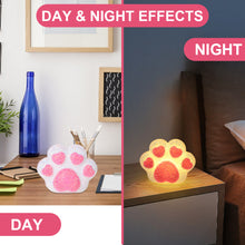 Load image into Gallery viewer, Bear Paws Diamond Painting Night Light Diamond Painting Bedside Lamp for Kid Gif