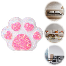 Load image into Gallery viewer, Bear Paws Diamond Painting Night Light Diamond Painting Bedside Lamp for Kid Gif