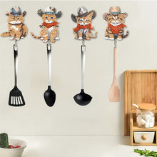 Load image into Gallery viewer, 6Pcs Diamond Painting Hooks Aniaml Diamond Art Craft Wall Hooks DIY Crafts Decor